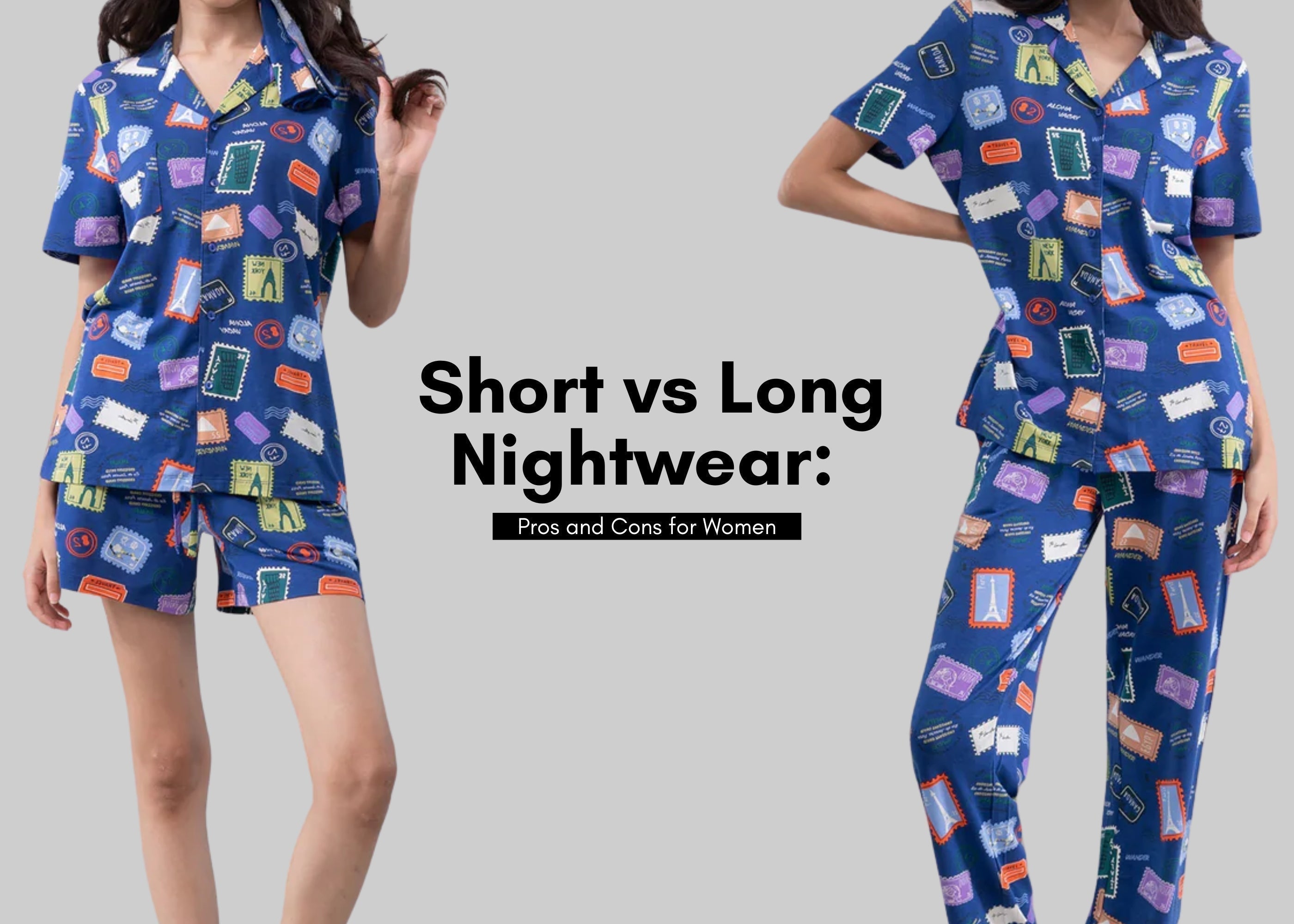 Short vs Long Pajamas: Complete Nightwear Length Guide  NeceSera