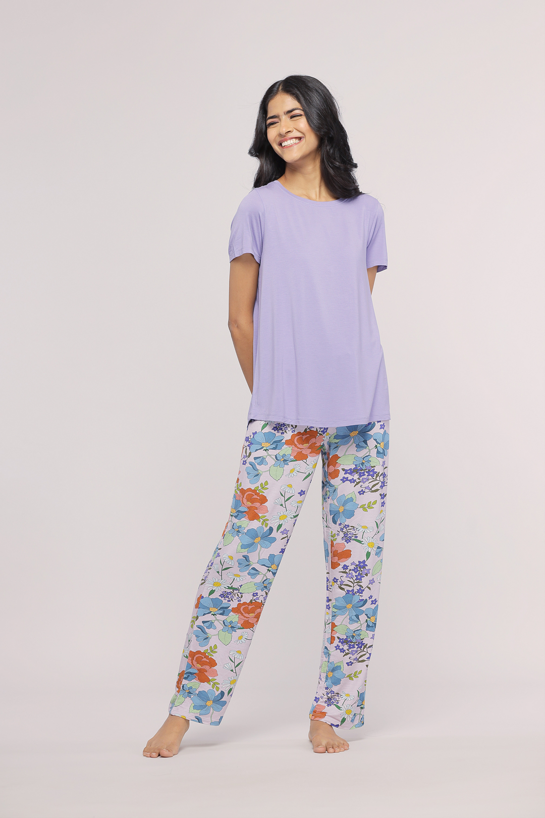 Delicate Fresh Florals Pajama Set