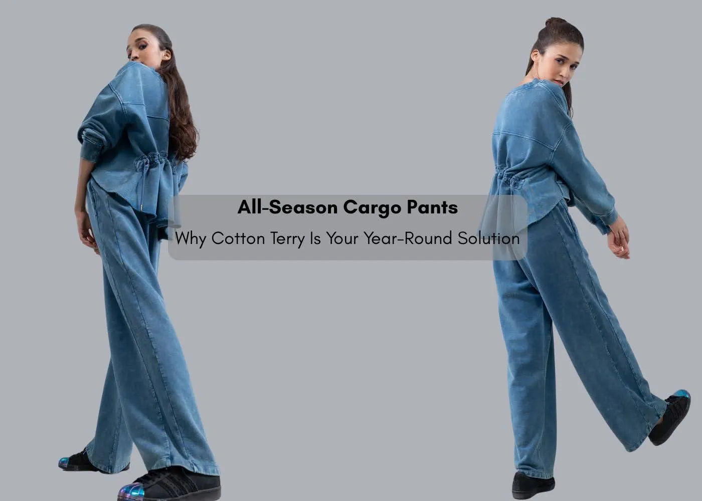 Cotton Terry Cargo Pants: Perfect All-Season Solution