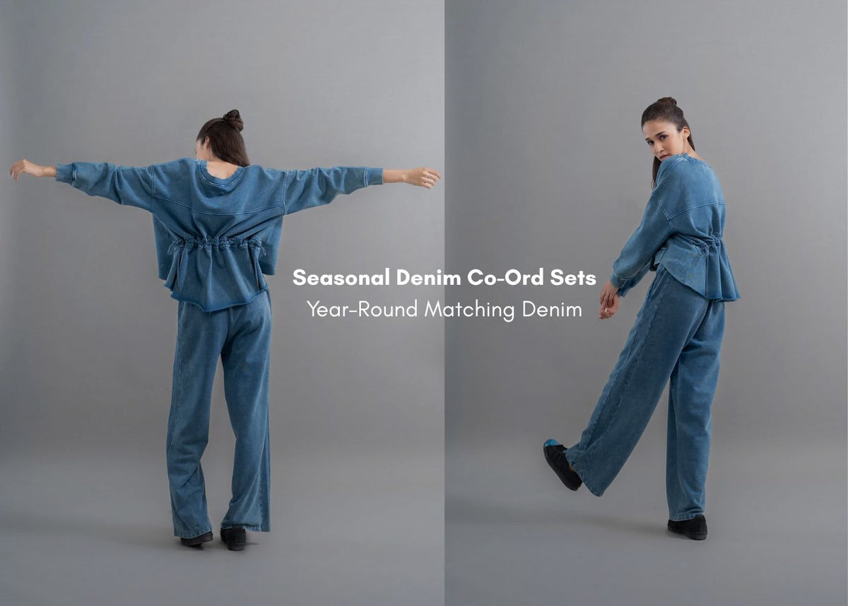 Seasonal Denim Co-ord Sets:
