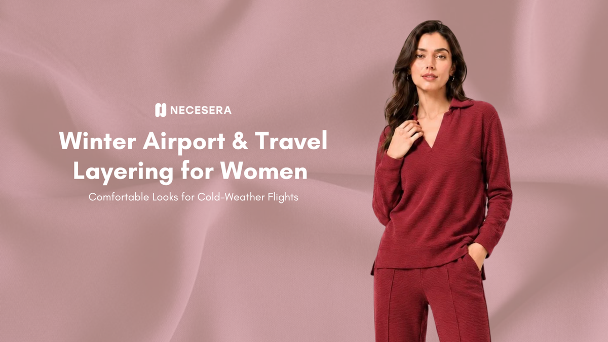 Winter Airport & Travel Layering for Women — Comfortable Looks for Cold-Weather Flights