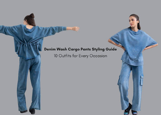 Denim Wash Cargo Pants Styling: 10 Outfits for Every Look