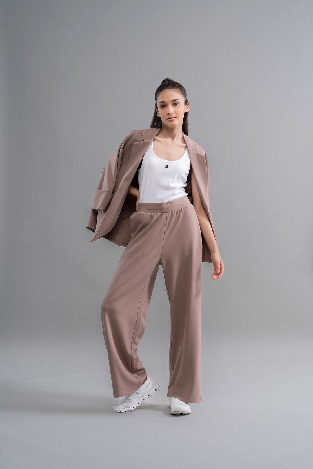 Snugknit® Mocha Flared Pant With Tank Top