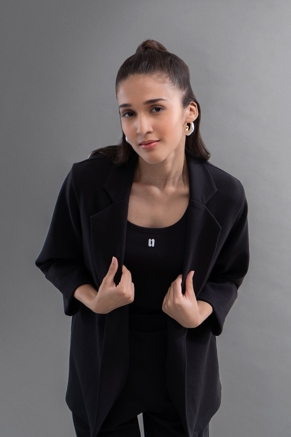 Snugknit® Black Blazer