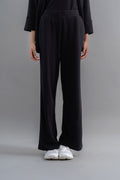Snugknit® Black Flared Pant