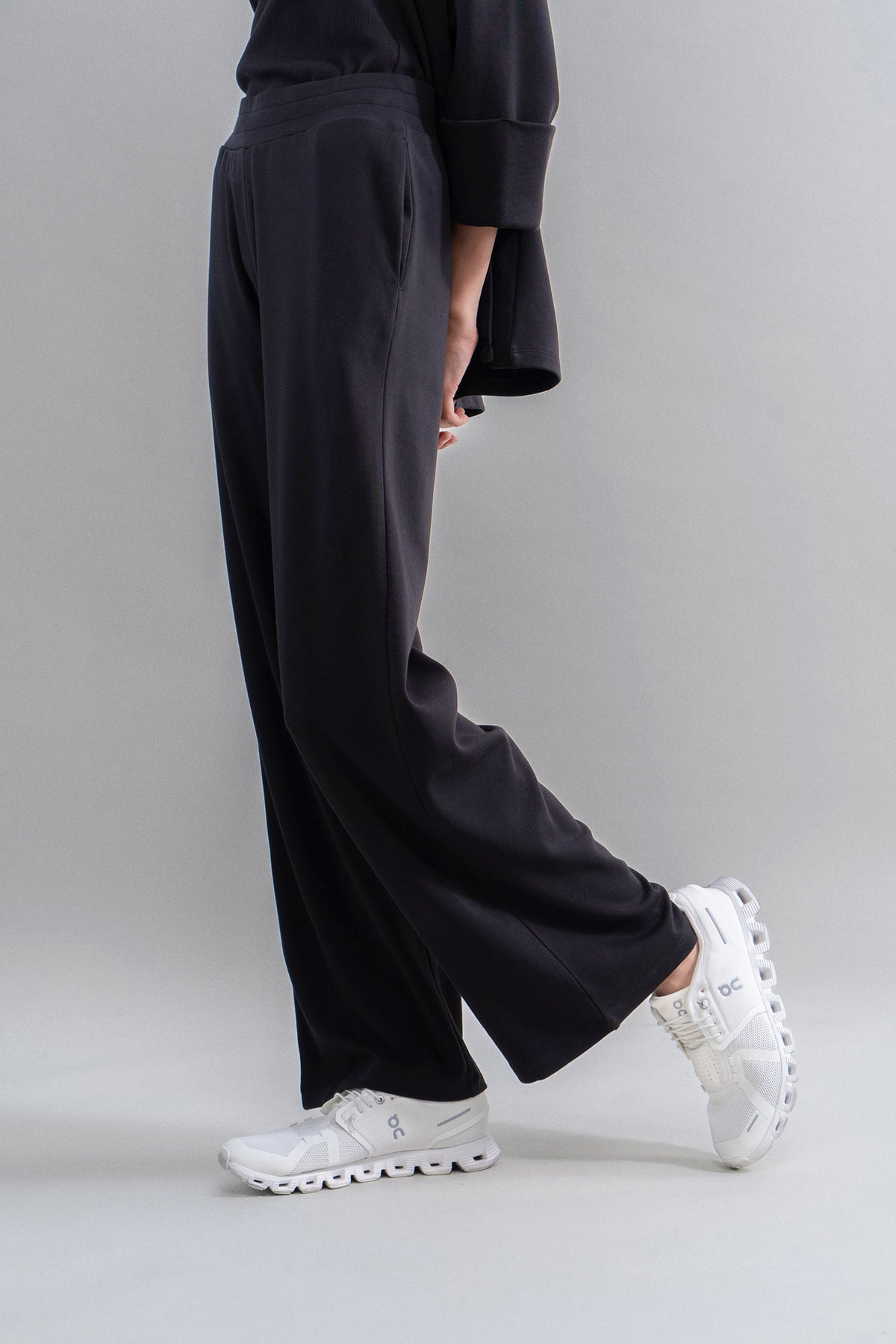 Snugknit® Black Flared Pant