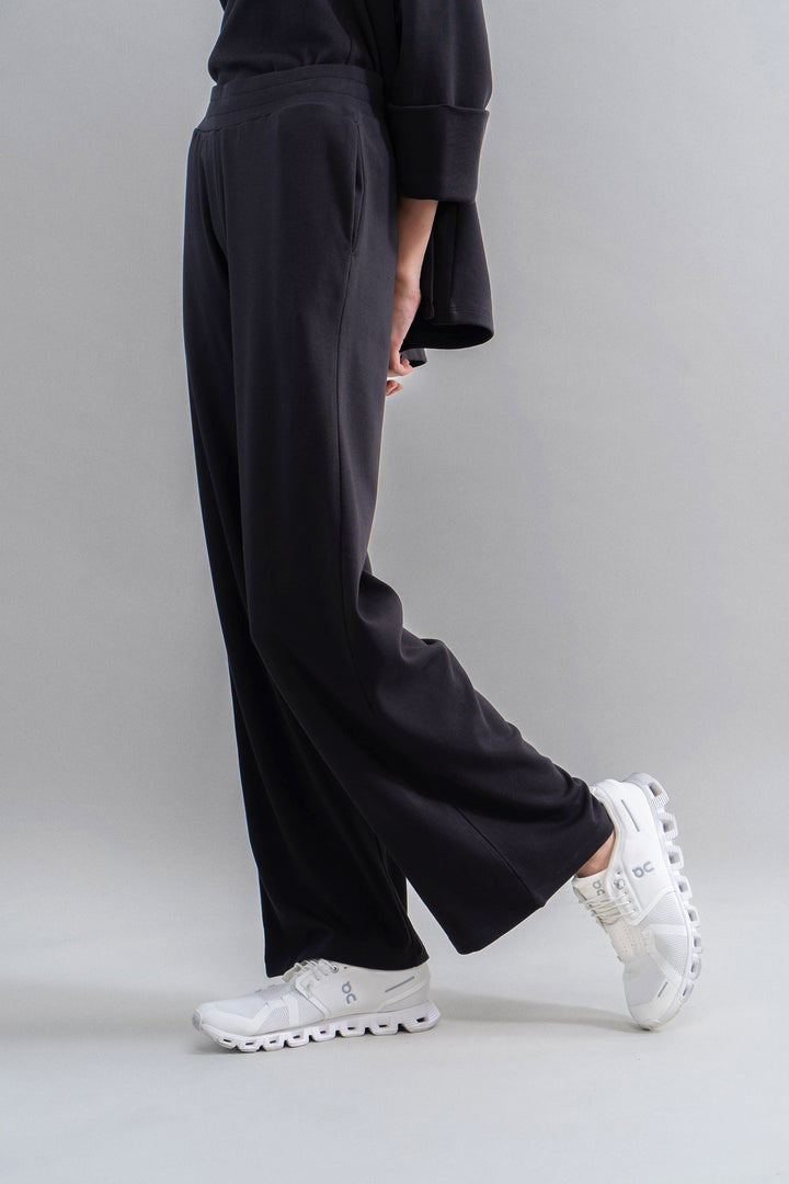 Snugknit® Black Flared Pant