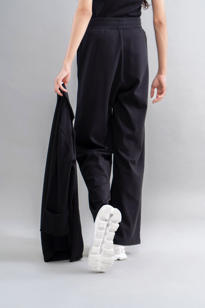 Snugknit® Black Flared Pant