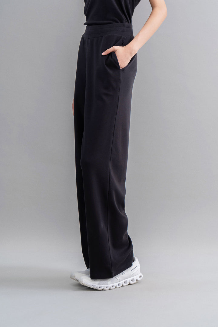 Snugknit® Black Flared Pant