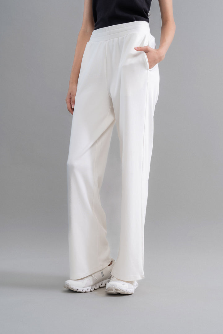 Snugknit® Ivory Flared Pant with pockets for stylish comfort.