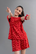 Lovestruck Hearts Red Tee