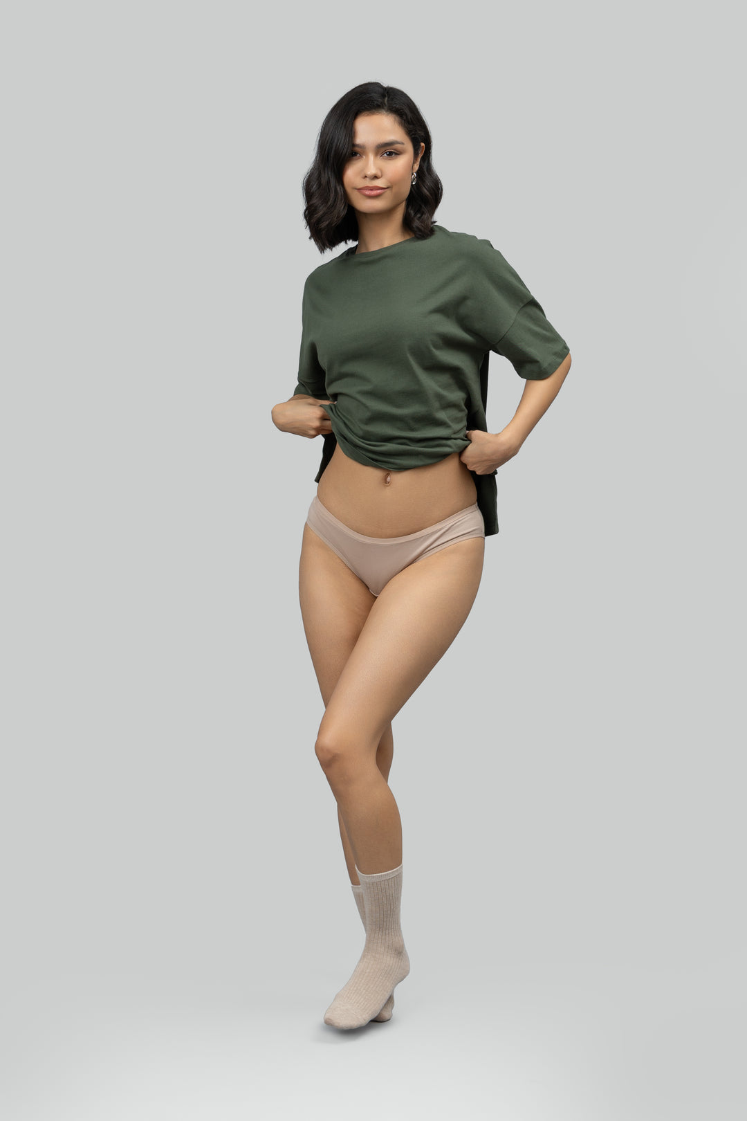 5-Pack Supima® Modal Full Coverage Bikini Nessies-Weekly Comfort Crew