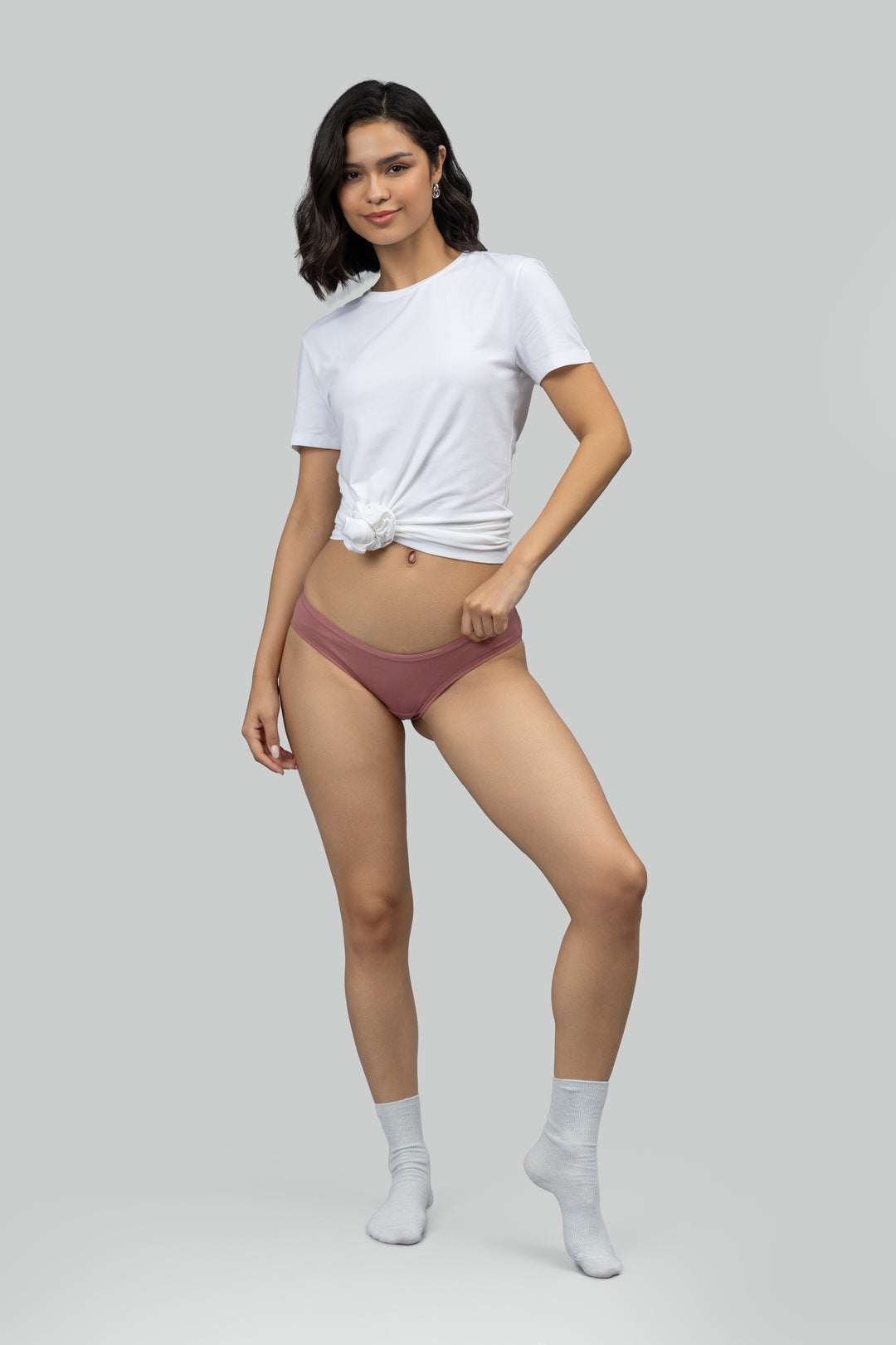5-Pack Supima® Modal Full Coverage Bikini Nessies-Weekly Comfort Crew