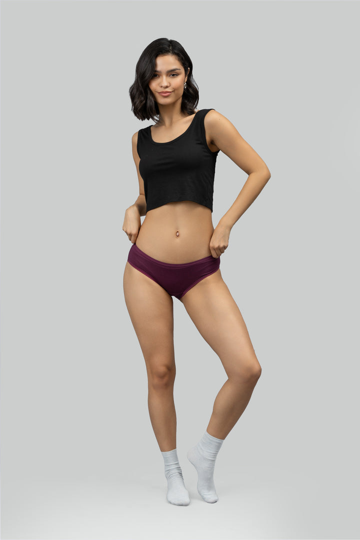 Set of 5 Hipster - Soothing Ruby Supima Modal Nessies