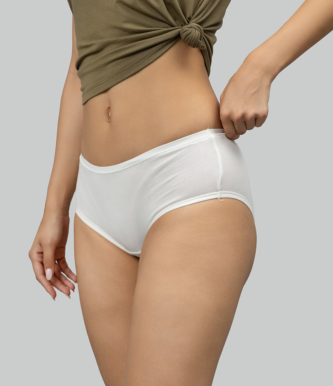 Set of three Brief- Plush grey, Cloudy white, Soft Rose Nessies