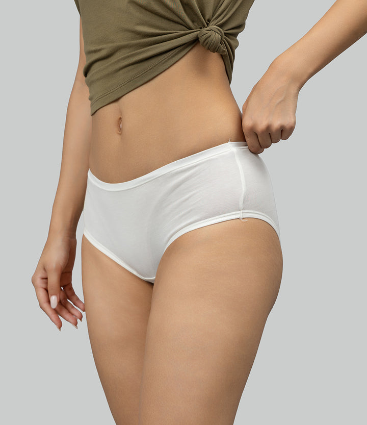 Set of three Brief- Plush grey, Cloudy white, Soft Rose Nessies