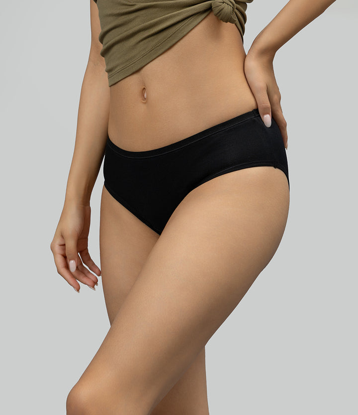 Set of 5 Brief - Midnight Black Supima Modal Nessies