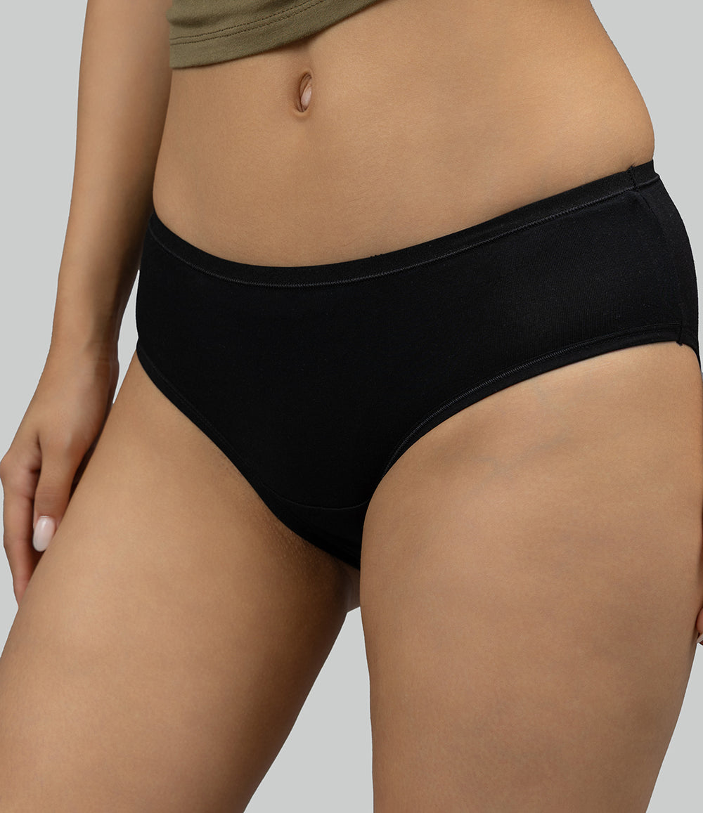 Set of three brief-Midnight Black Supima Modal Nessies