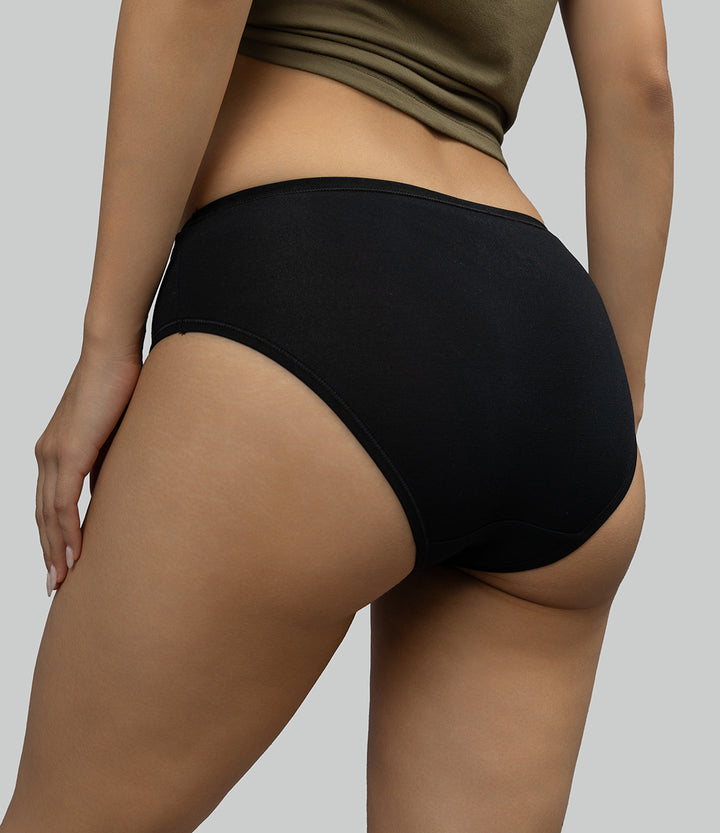 Set of 5 Brief - Midnight Black Supima Modal Nessies