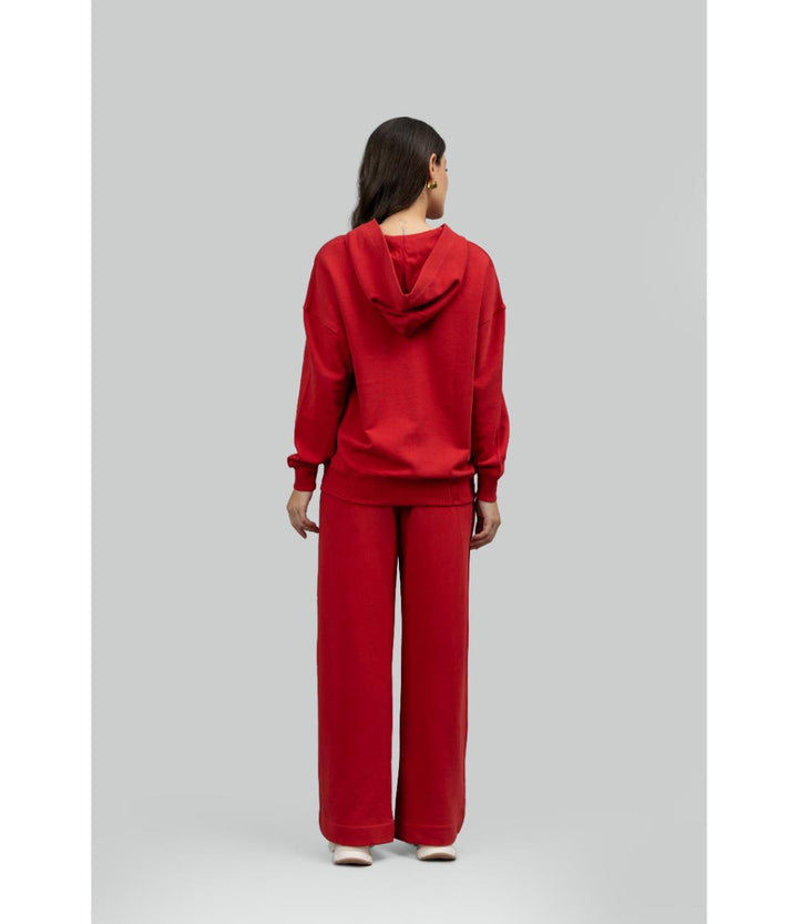 'Checked Out' Cotton Terry Zip-up Hoodie Set