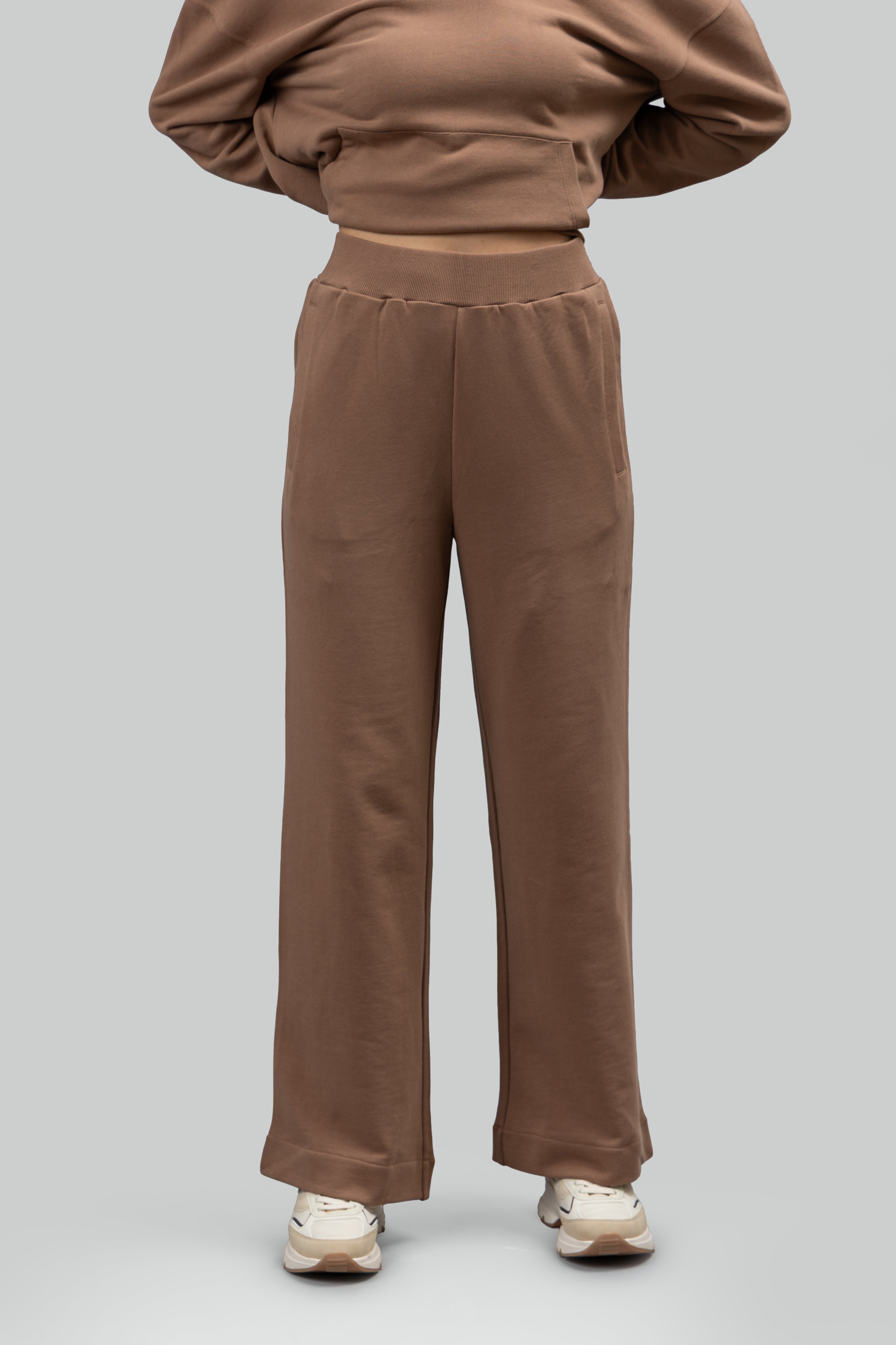 Mocha Wide Leg Lounge Pants – NeceSera