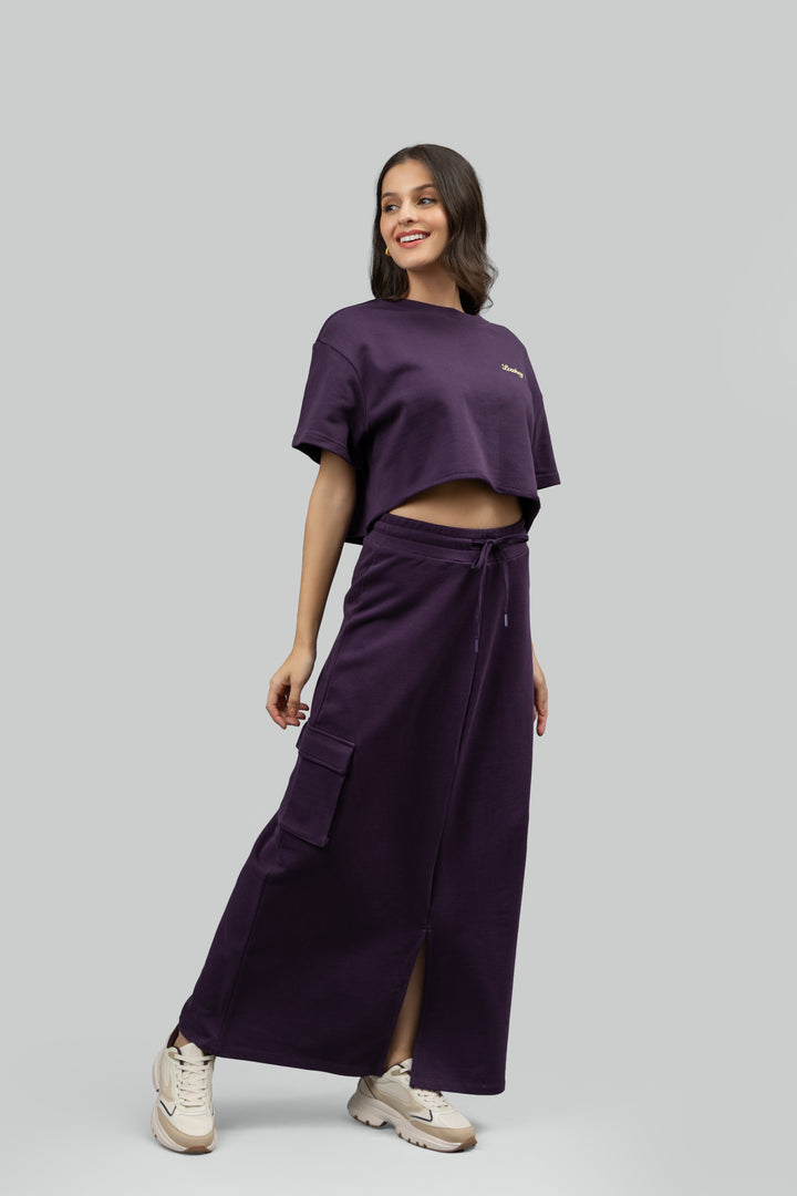 'Lowkey Hype' Terry Skirt Set