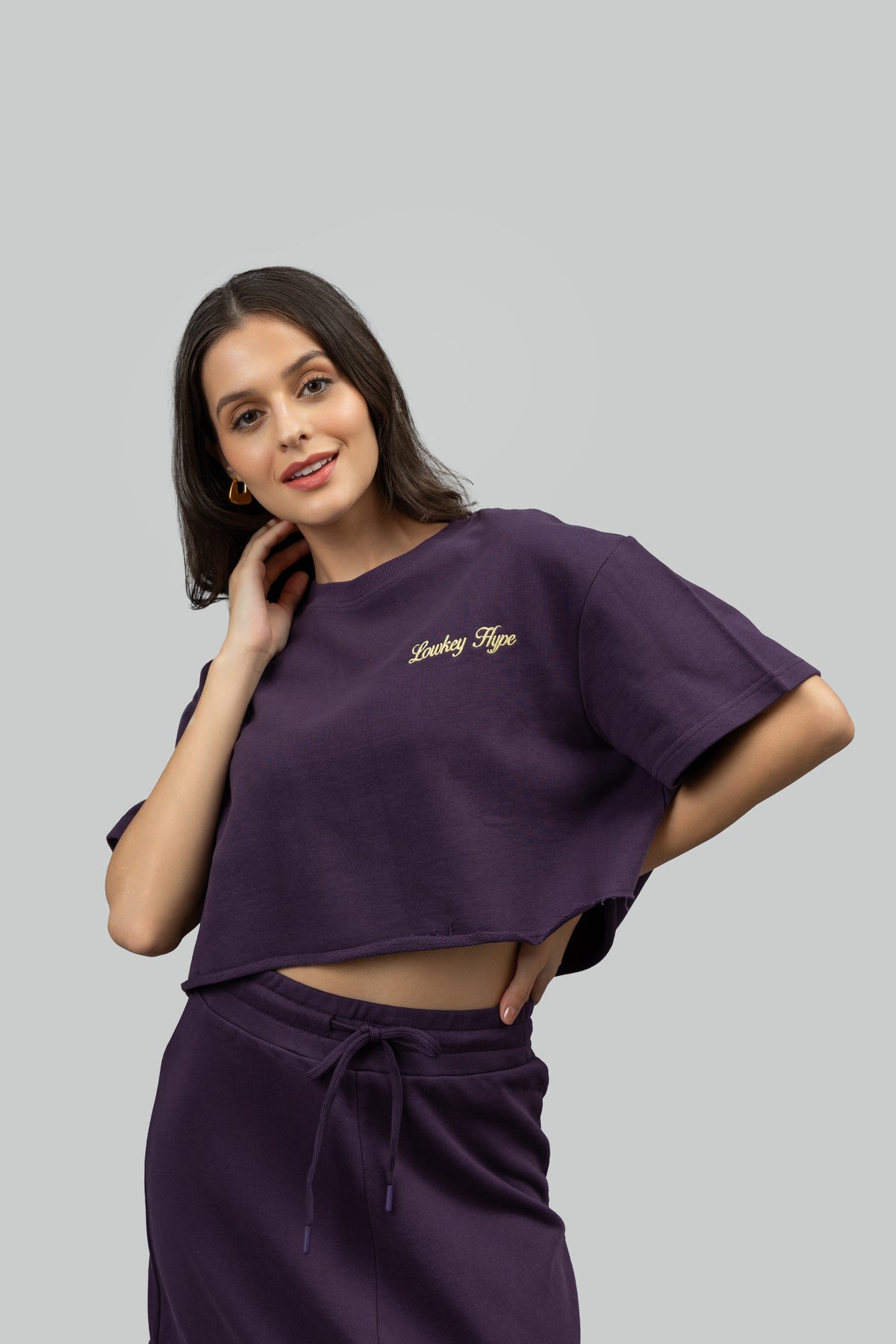 Lowkey Hype' Terry Crop Top