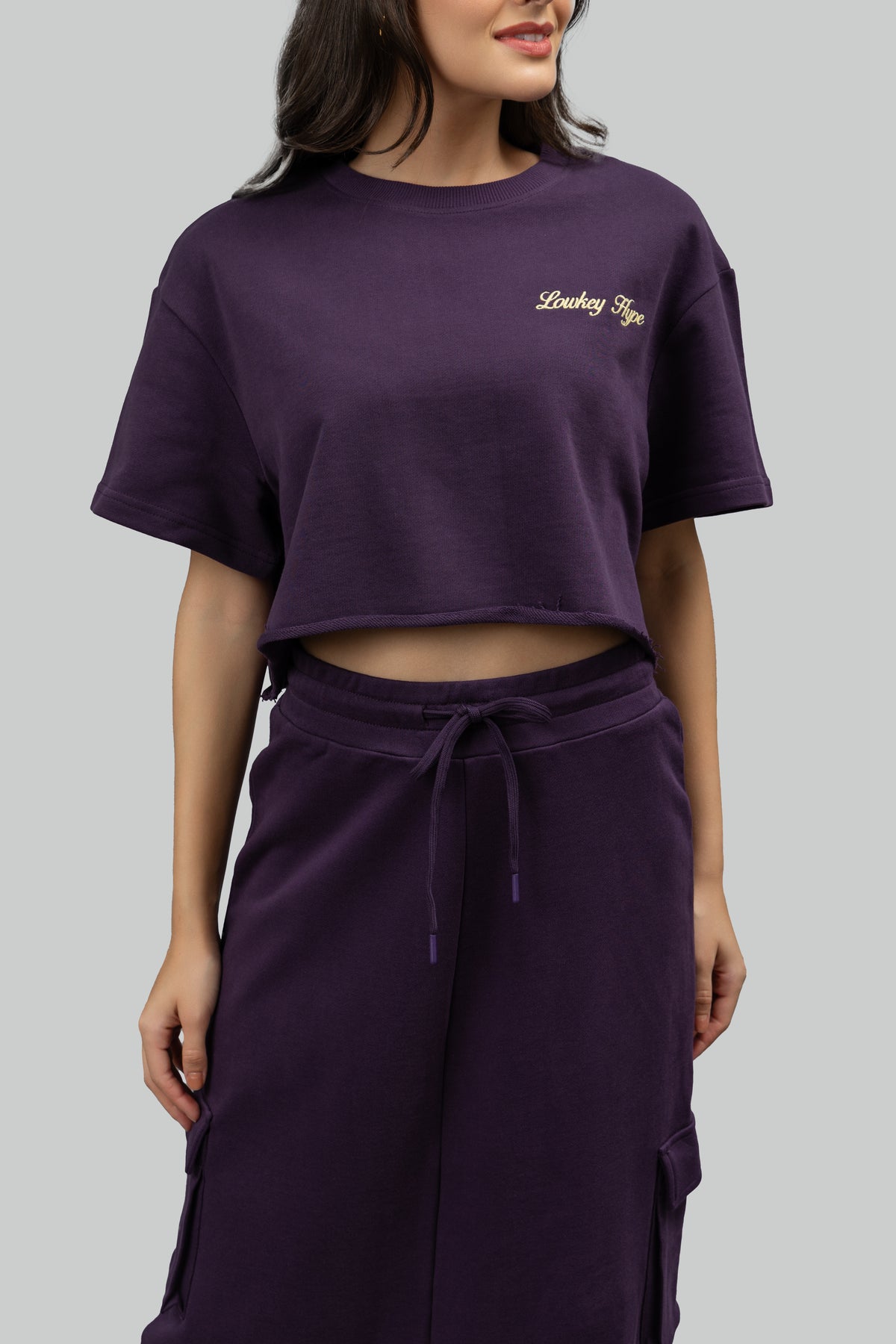 Lowkey Hype' Terry Crop Top
