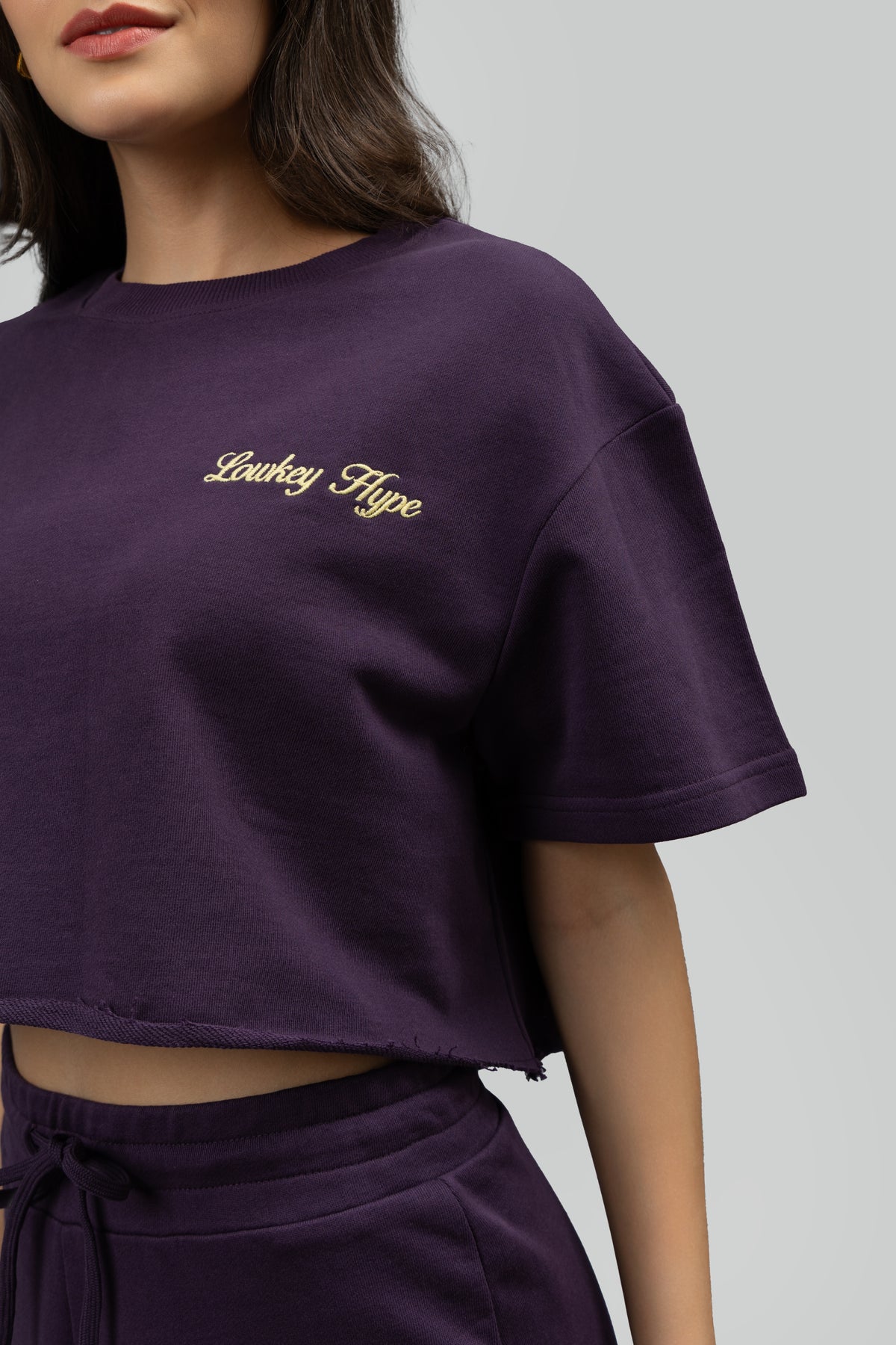 Lowkey Hype' Terry Crop Top
