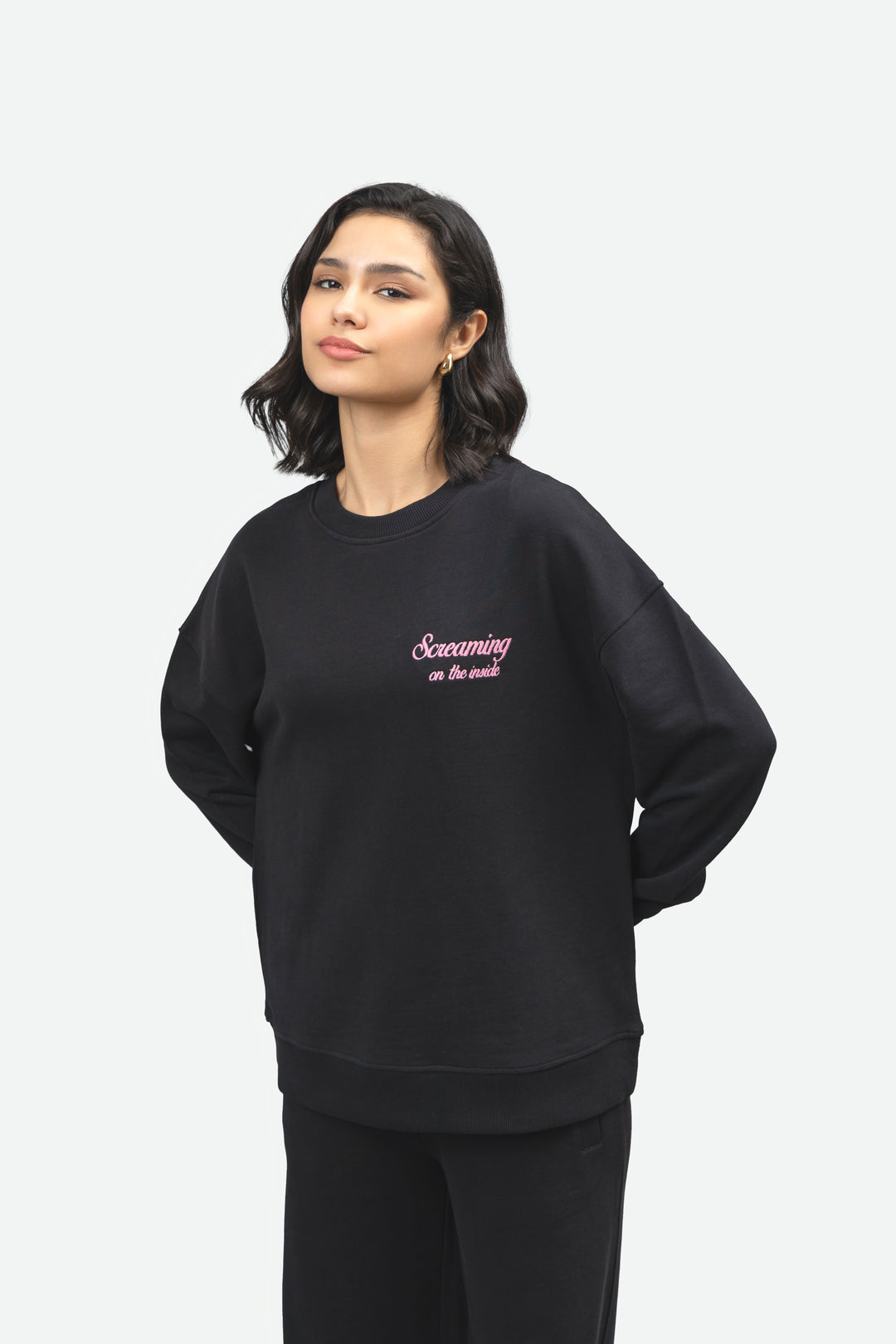 'Screaming On The Inside' Terry Sweatshirt