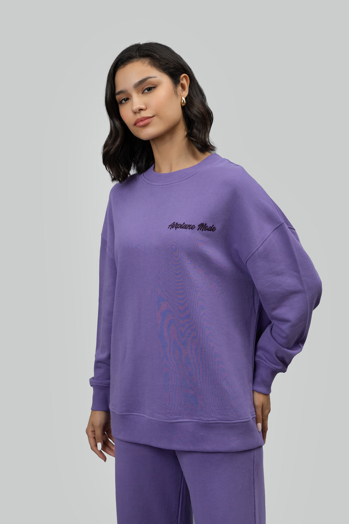 'Airplane Mode' Terry Sweatshirt
