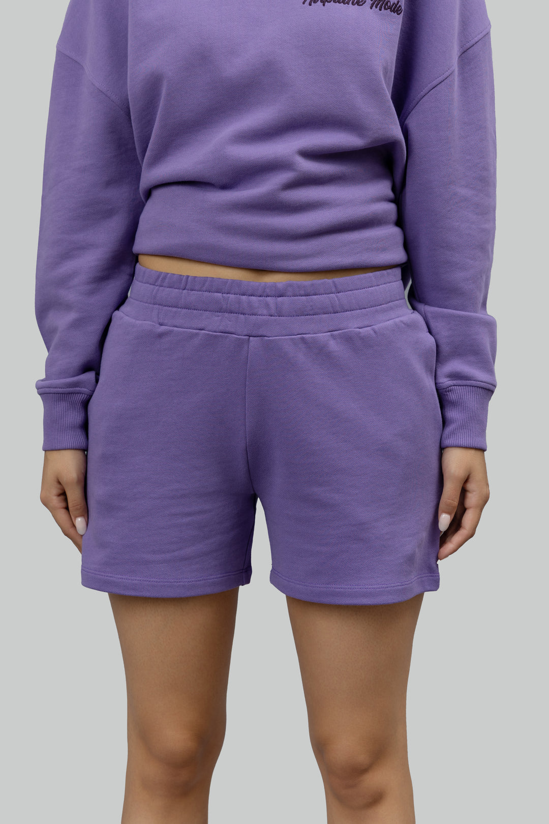 'Airplane Mode' Terry Shorts Lounge Set