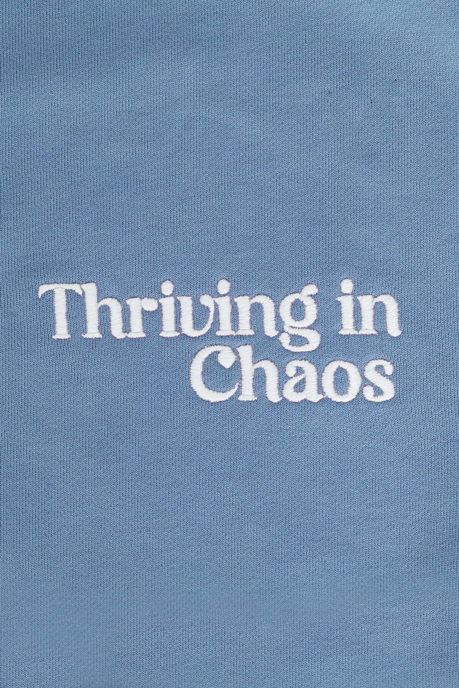 Thriving In Chaos' Cotton Terry Zip-up Hoodie – NeceSera