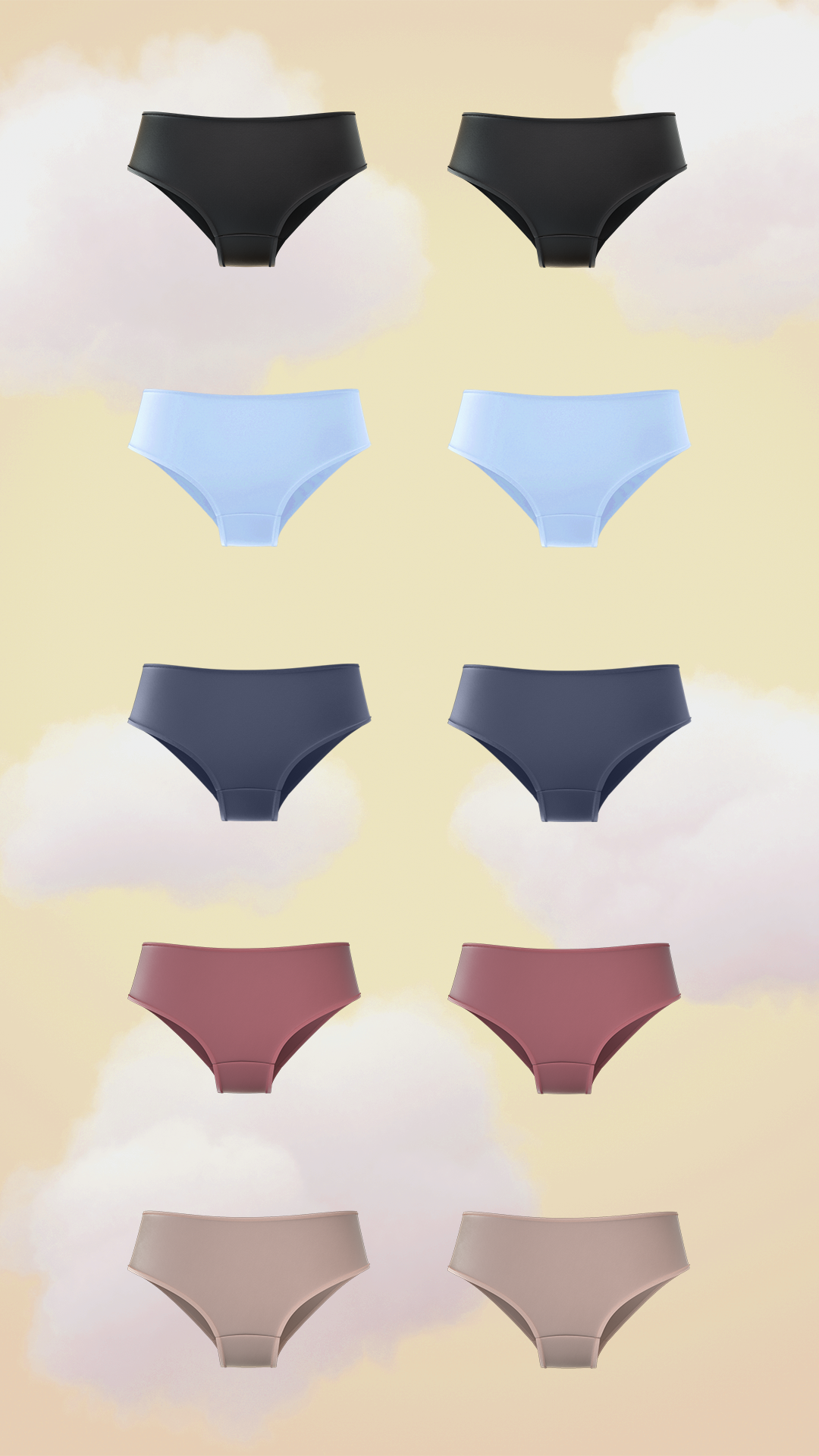 10-Pack Supima® Modal Brief Nessies-Never Run Out Set