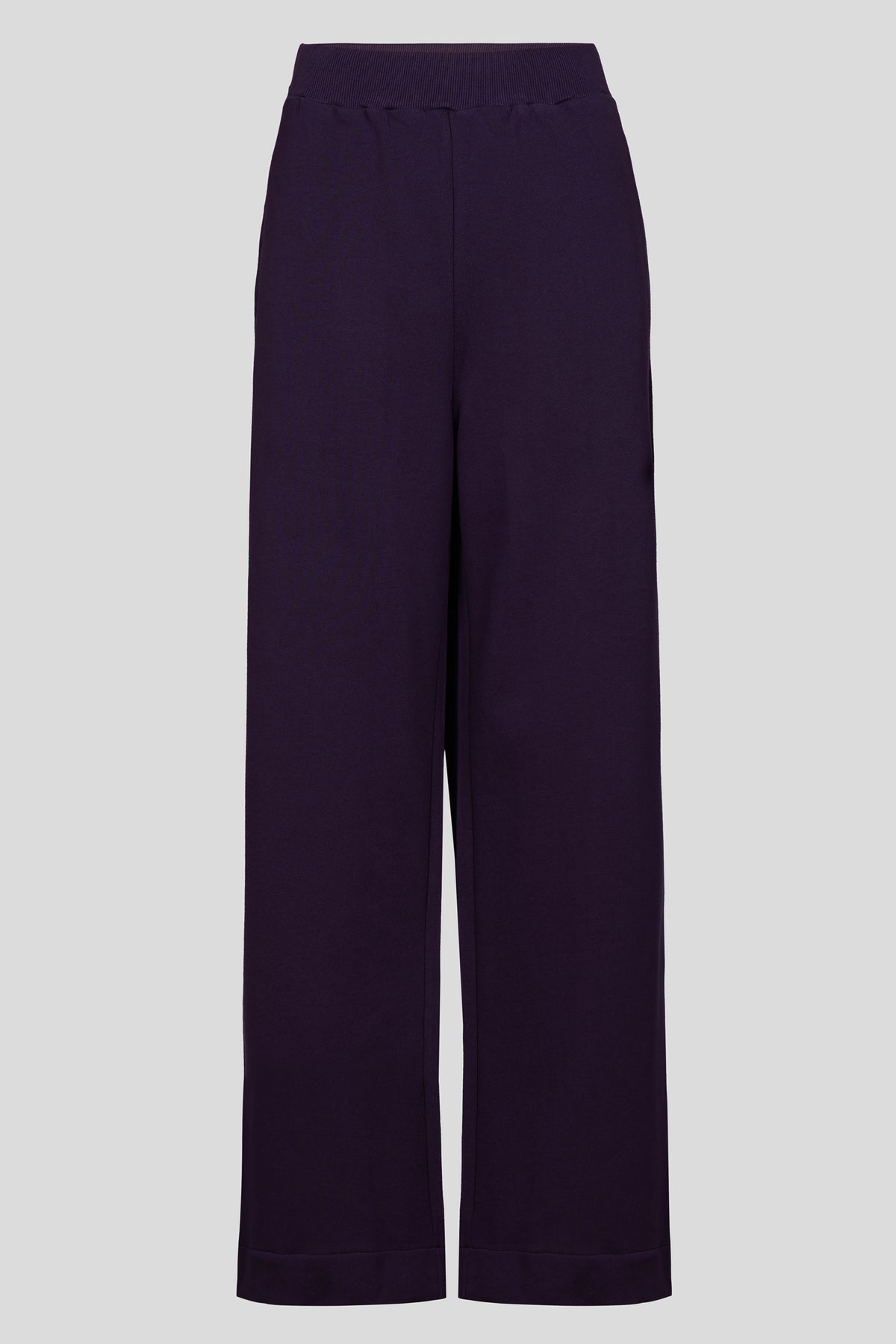 Bordeaux Terry Wide Leg Lounge Pants