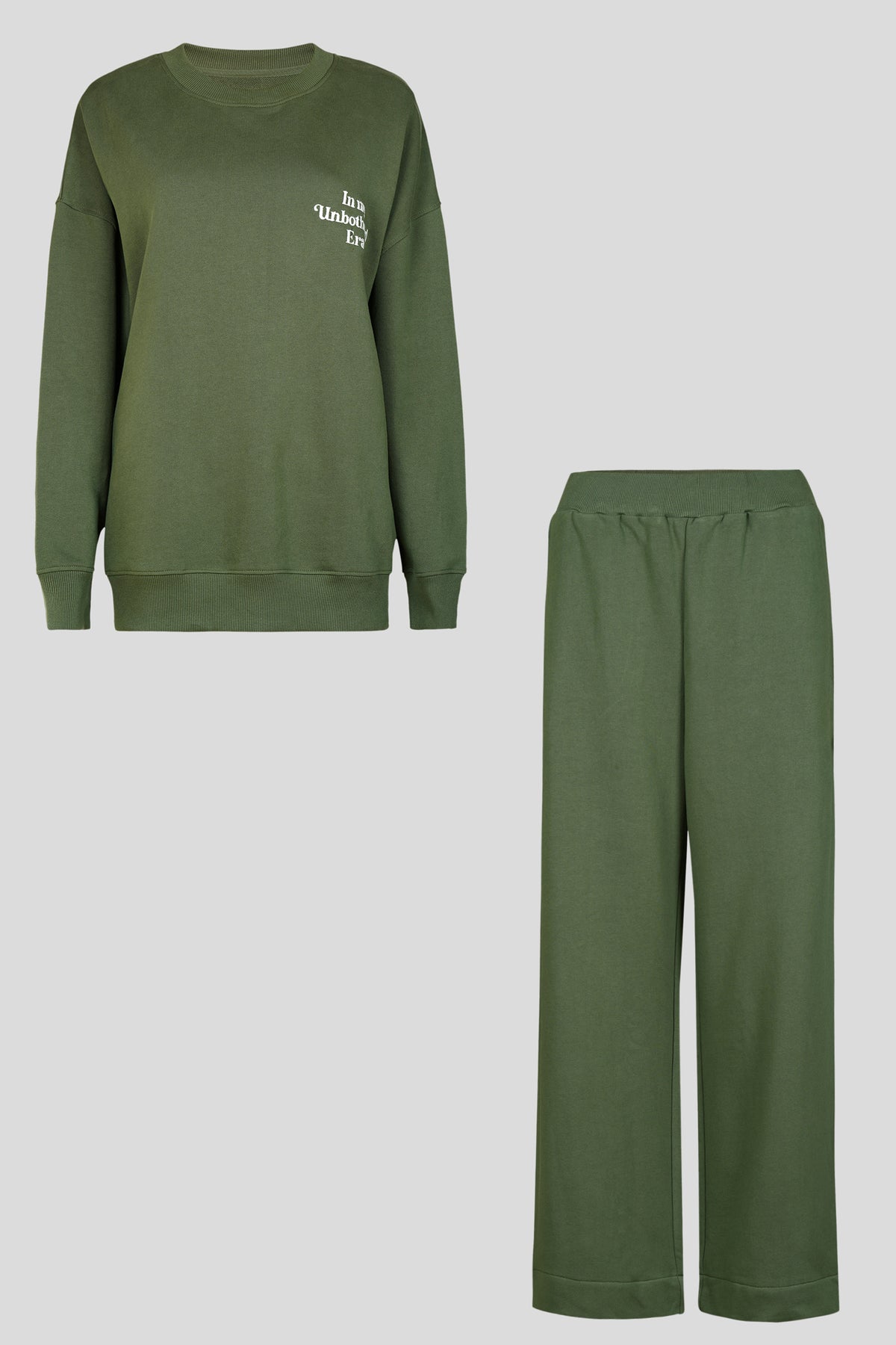 Unbothered Era' Terry Travel Co-ord Set