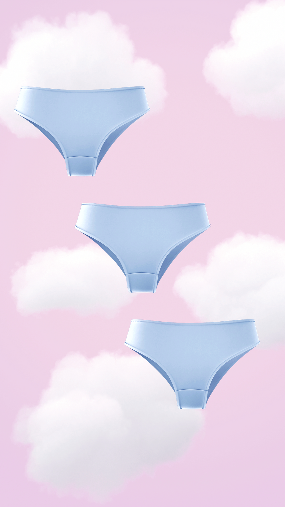 3-Pack Supima® Modal Hipster Nessies-Airy Blue