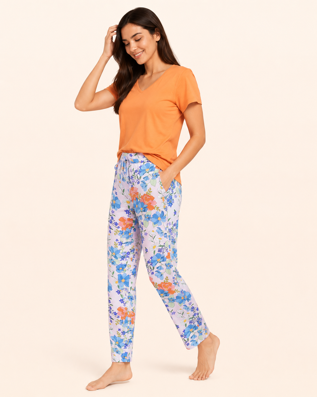 Delicate Fresh Floral PJ Set
