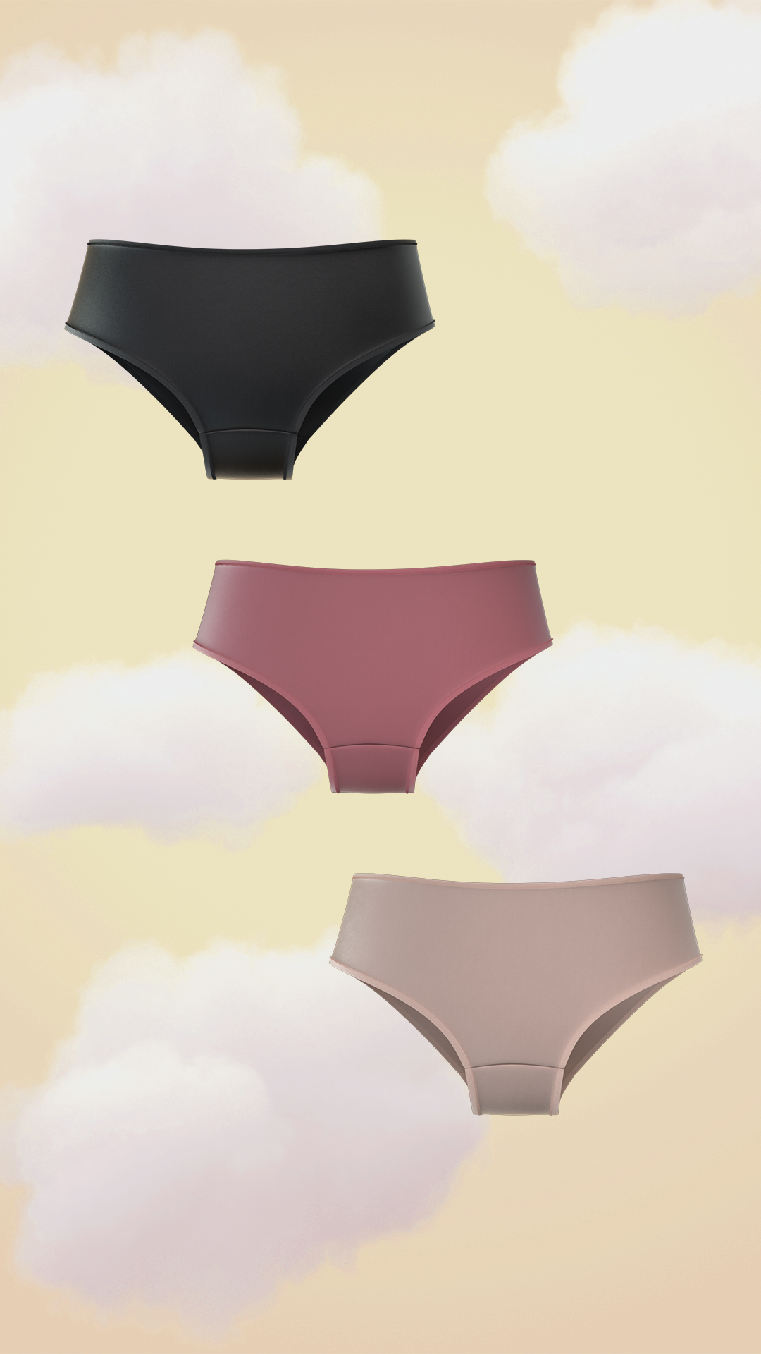 3-Pack Supima® Modal Brief Nessies-Everyday Neutrals