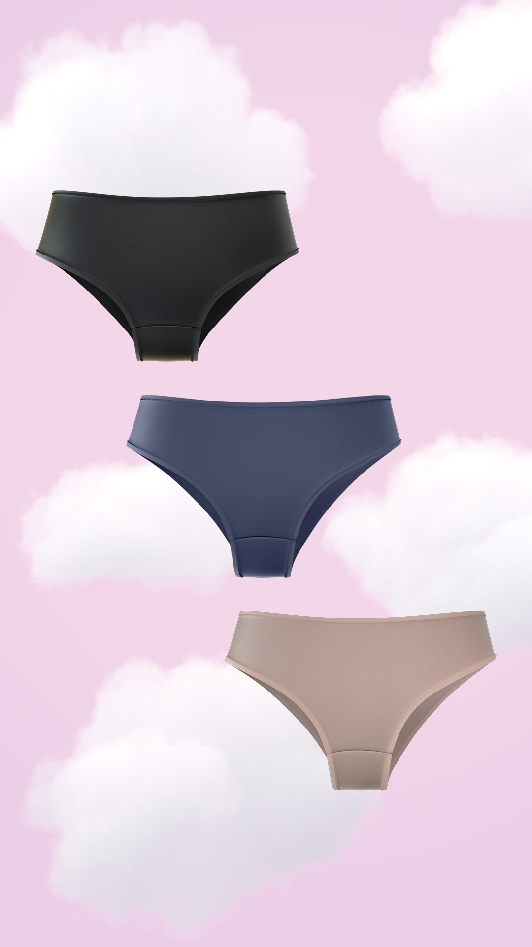 3-Pack Supima® Modal Hipster Nessies-Everyday Neutrals