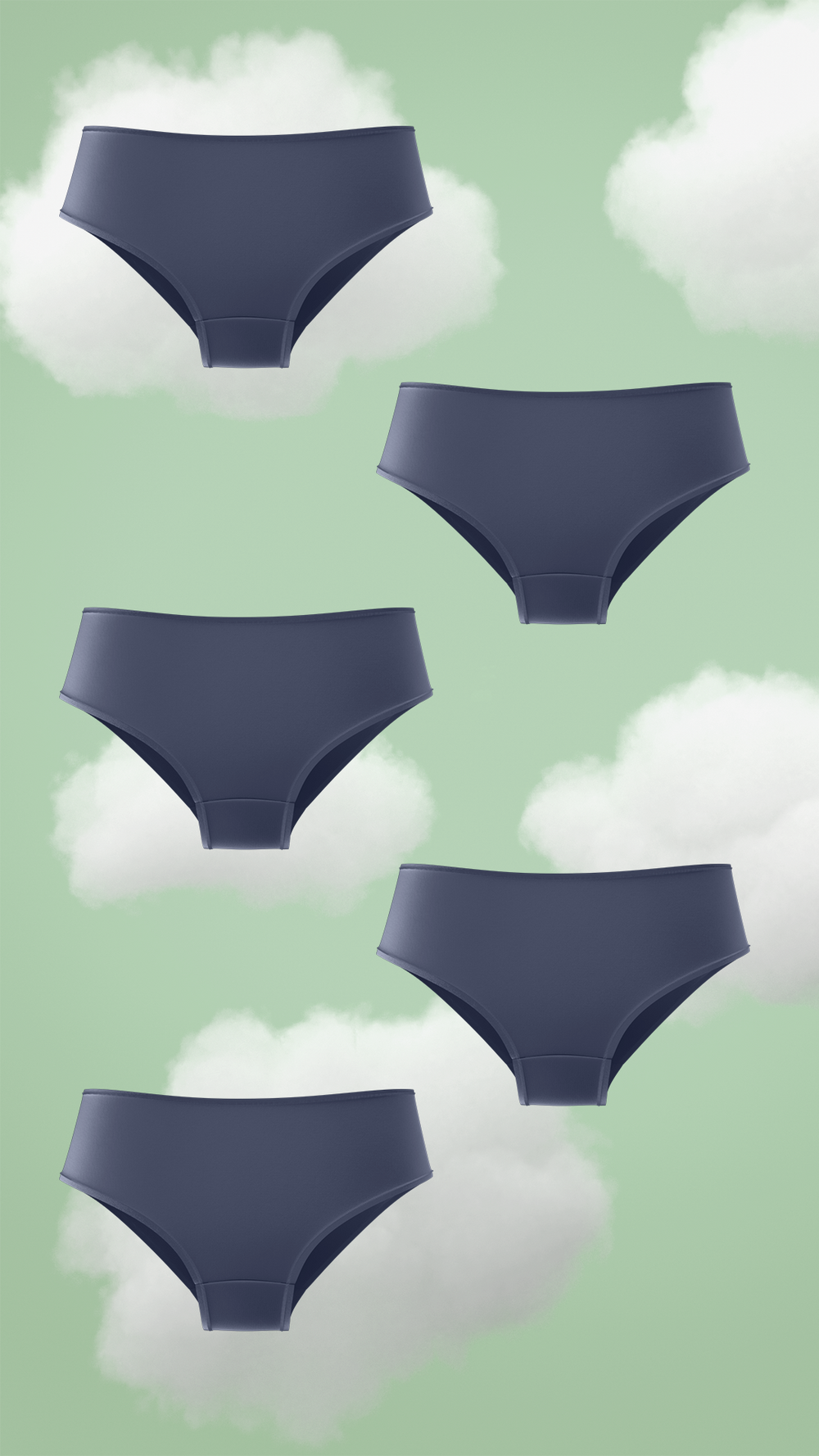 5-Pack Supima® Modal Brief Nessies-Cozy Navy