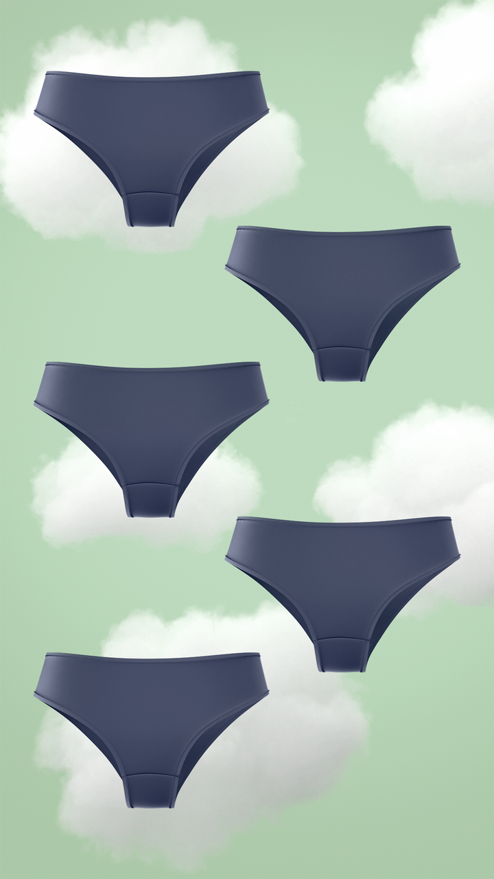 5-Pack Supima® Modal Hipster Nessies-Cozy Navy