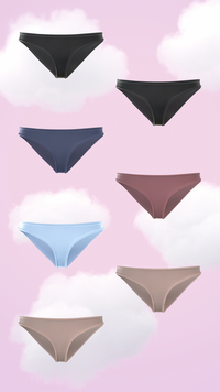 7-Pack Supima® Modal Full Coverage Bikini Nessies-All-Week Essentials