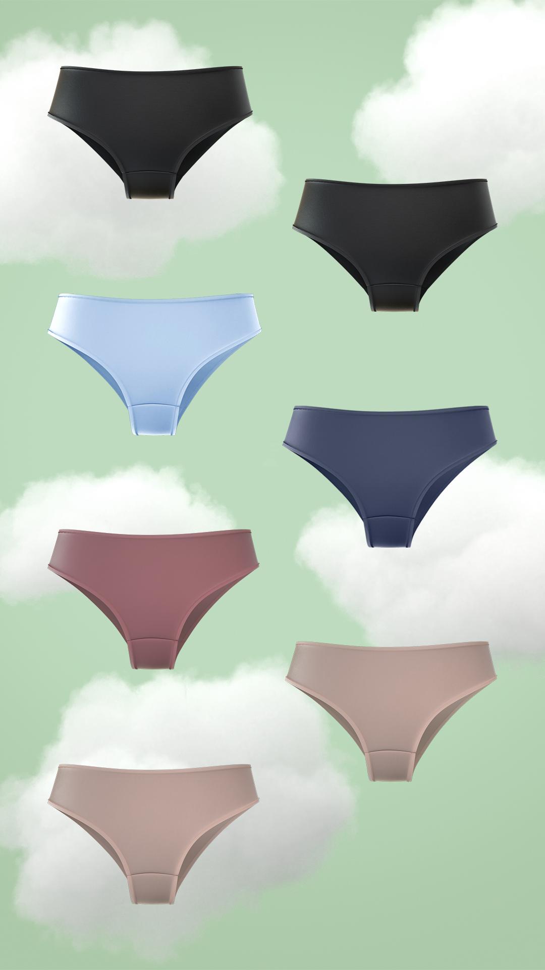 7-Pack Supima® Modal Hipster Nessies-All-Week Essentials