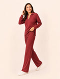 Rust Ottoman Long-Sleeve Set
