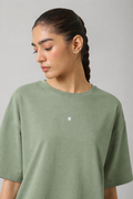 AirSupima® Sage Green Oversized Tee