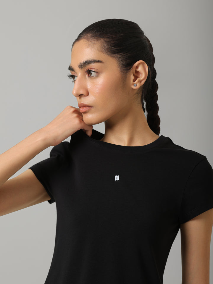 AirSupima® Black Fit Tee