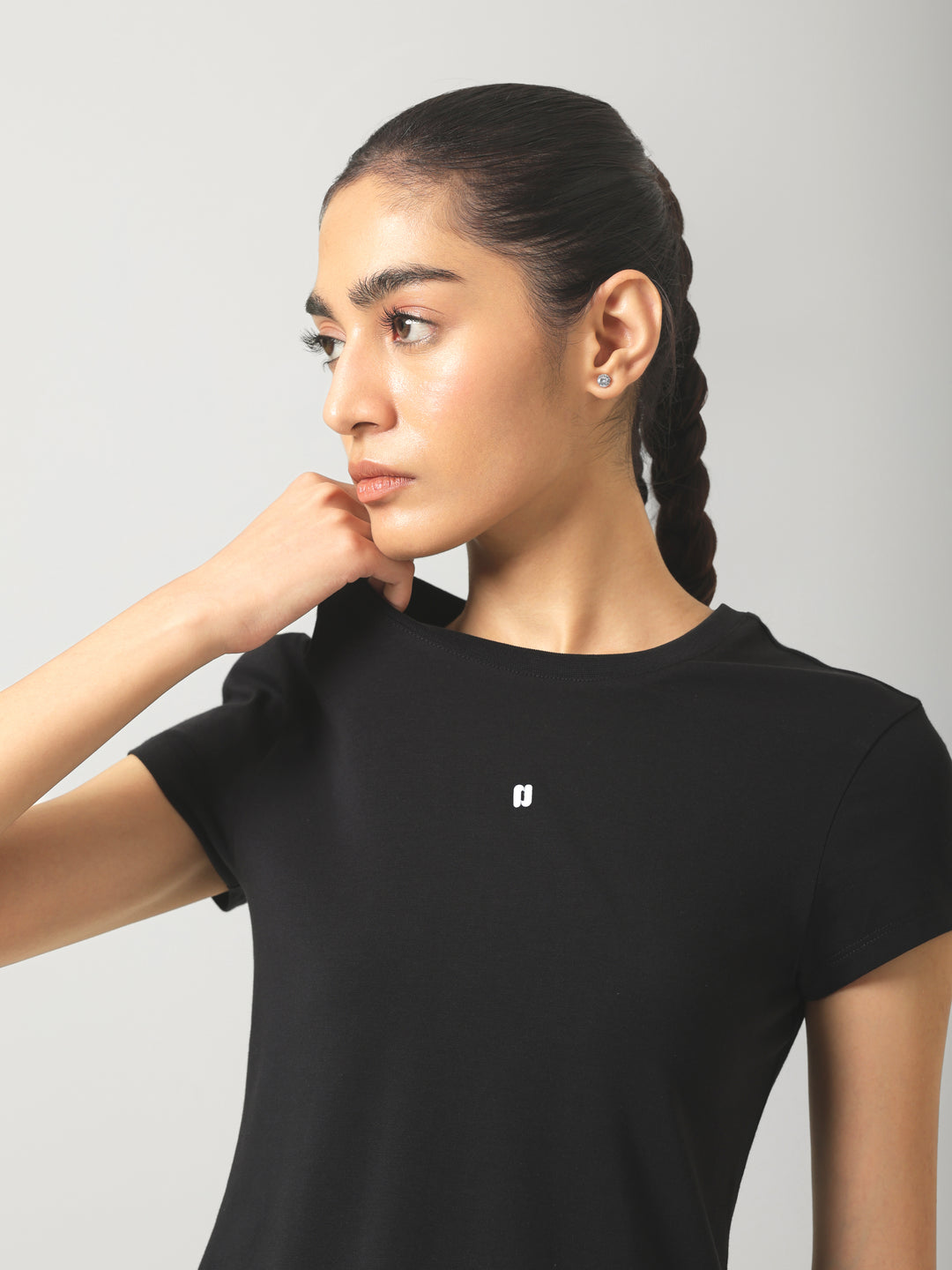 AirSupima® Black Fit Tee