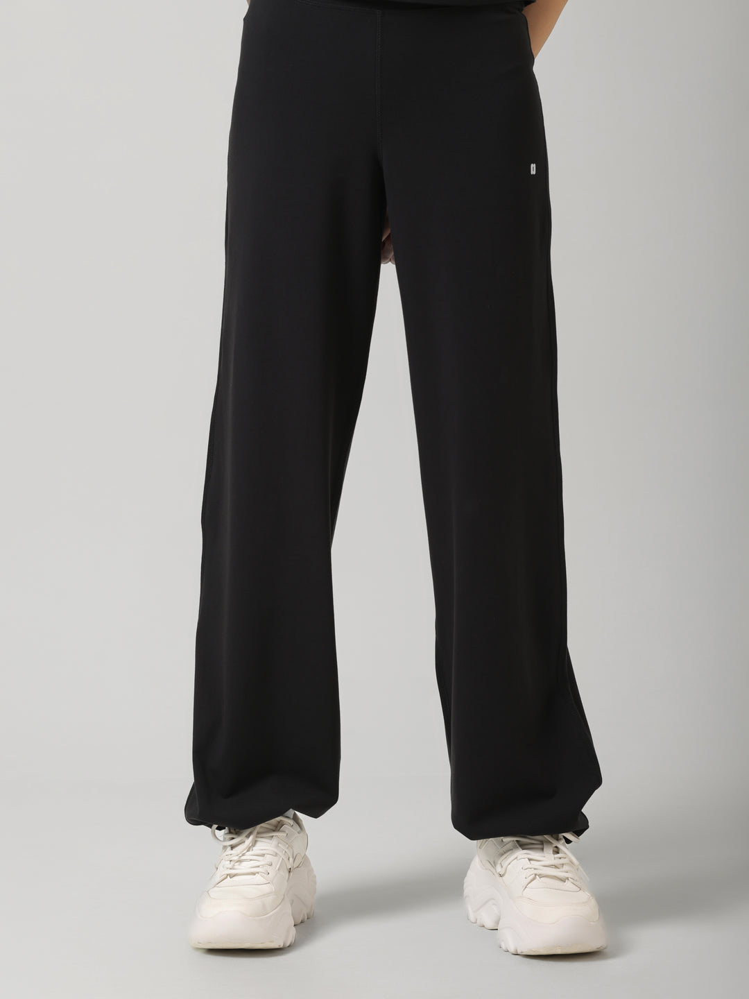 SculptCotton® Black Everyday Straight Pant
