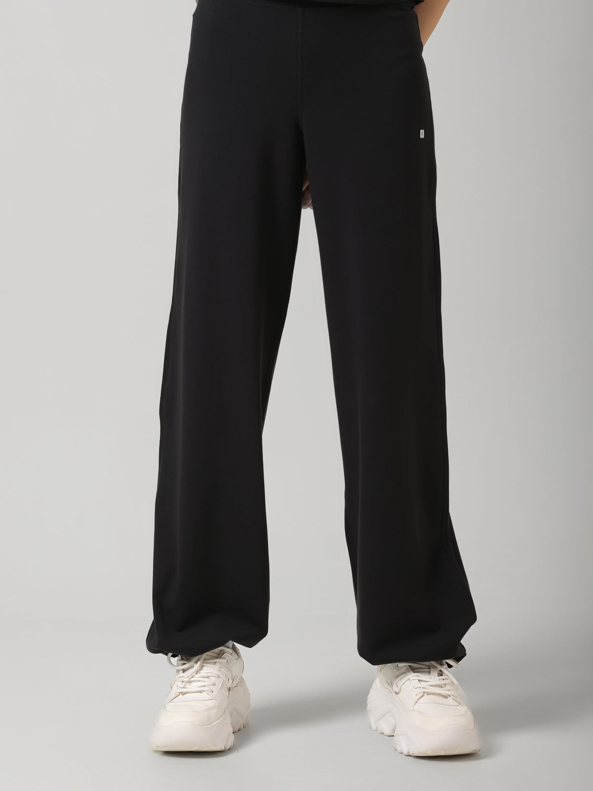 SculptCotton® Black Everyday Straight Pant